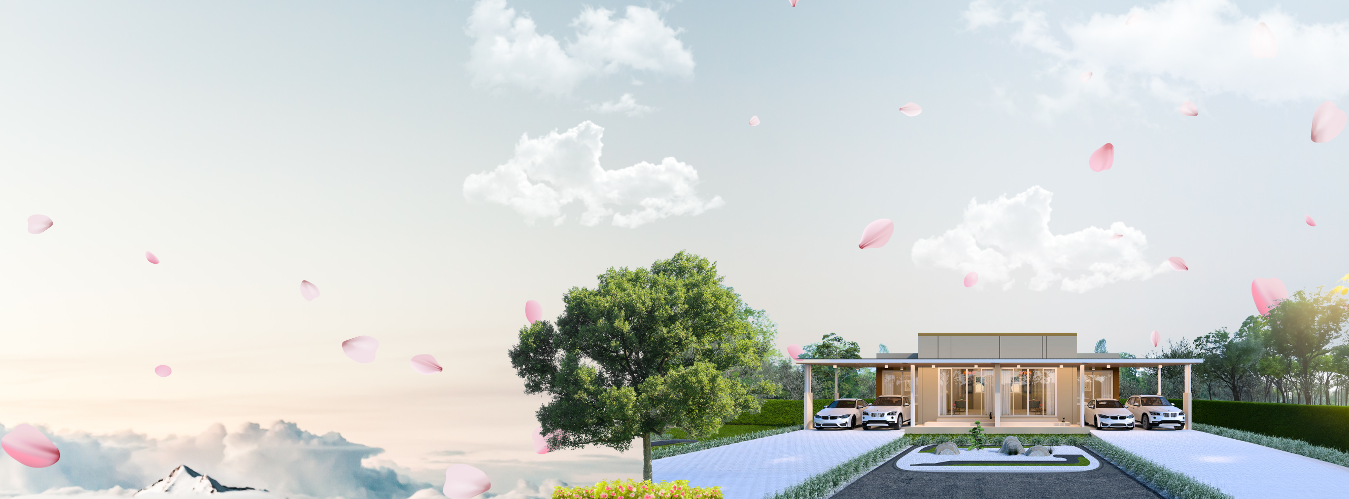 Amornpat PP Ville aerial view